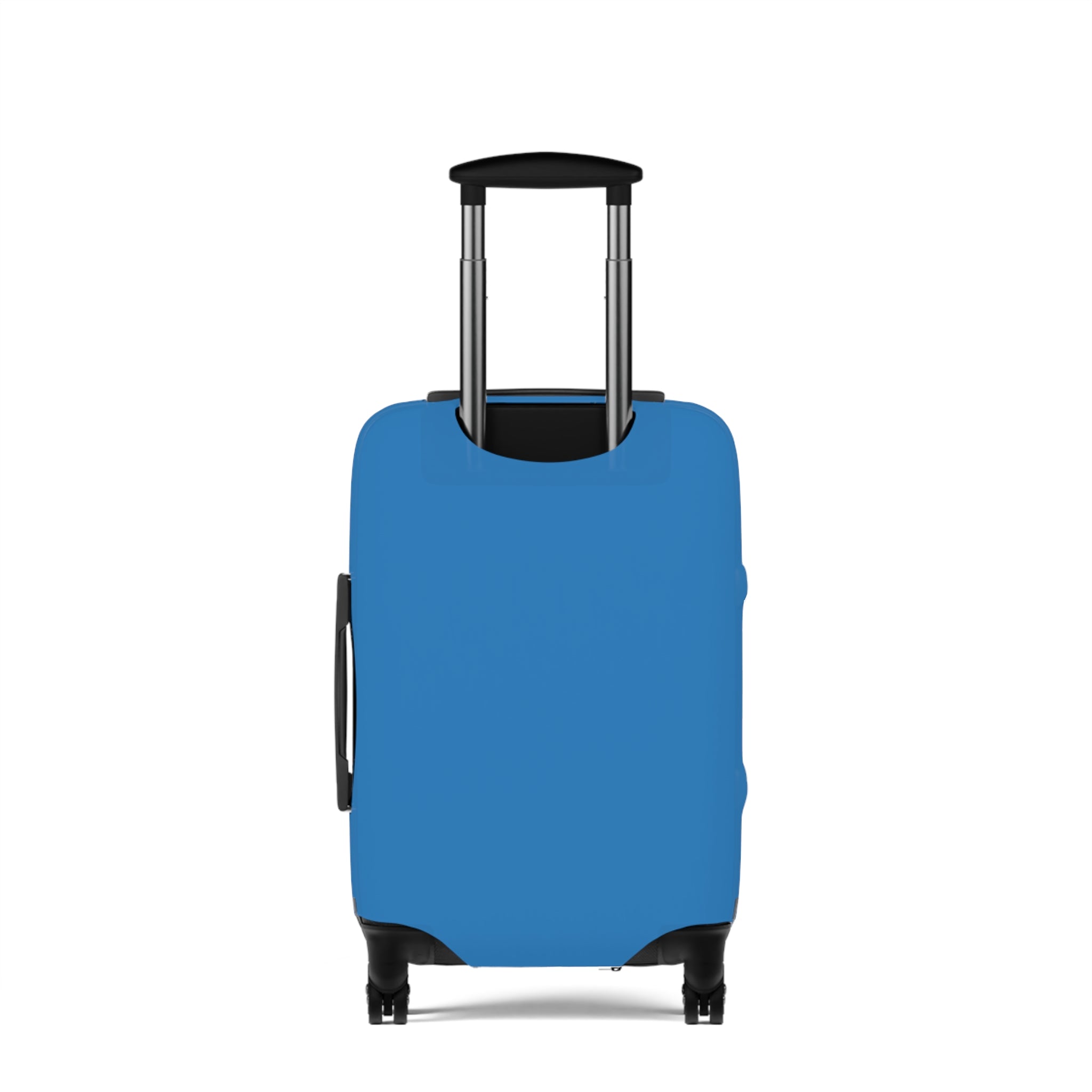 Work hard travel harder Luggage Cover (Blue)