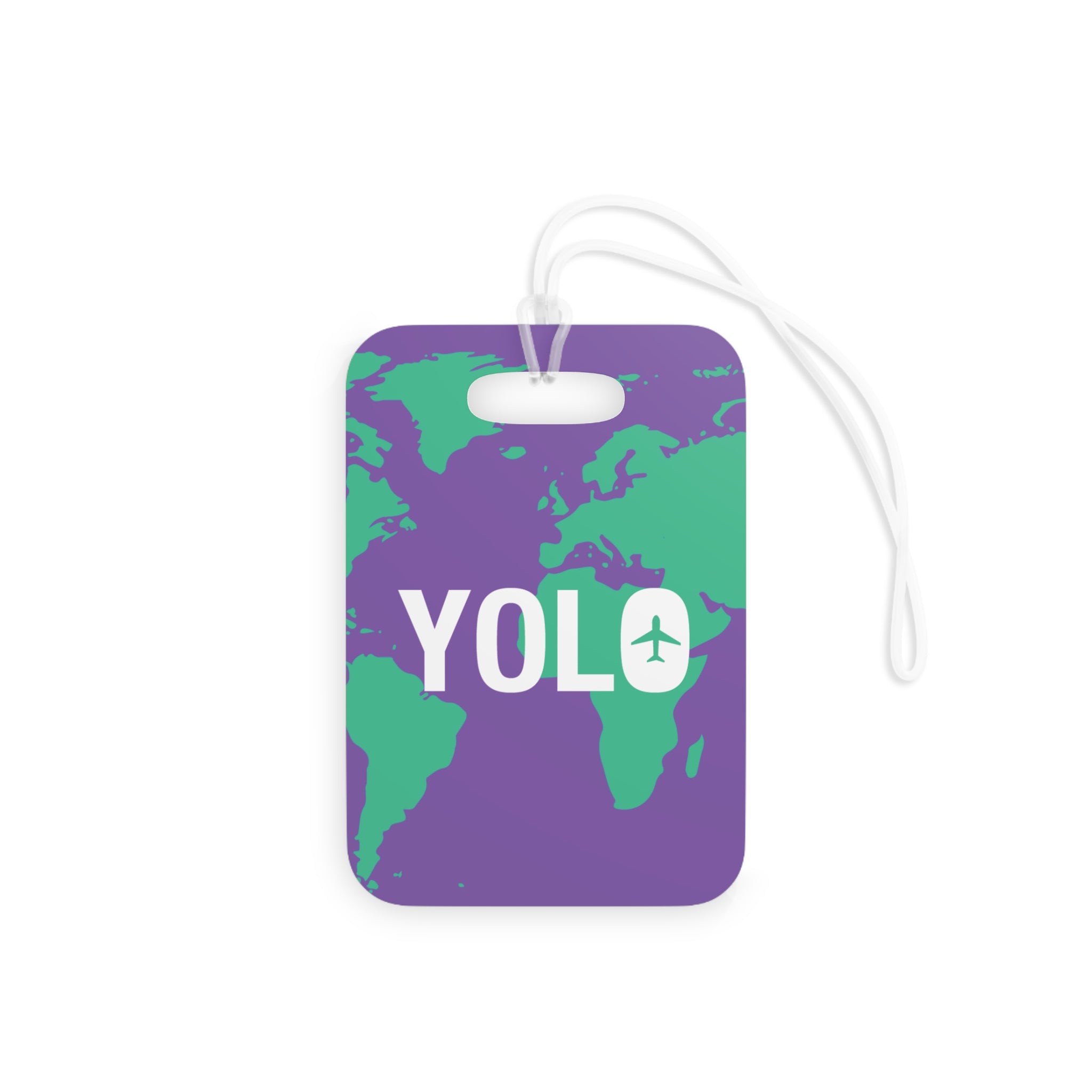Yolo Luggage Tag (Purple)