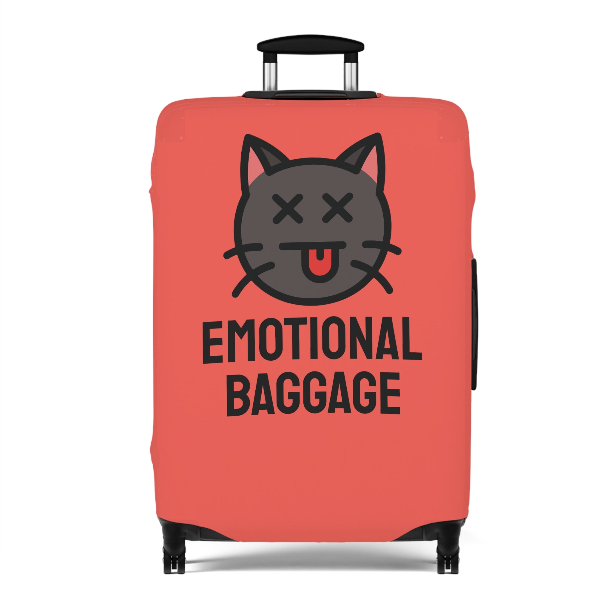Emotional baggage Luggage Cover (Red)
