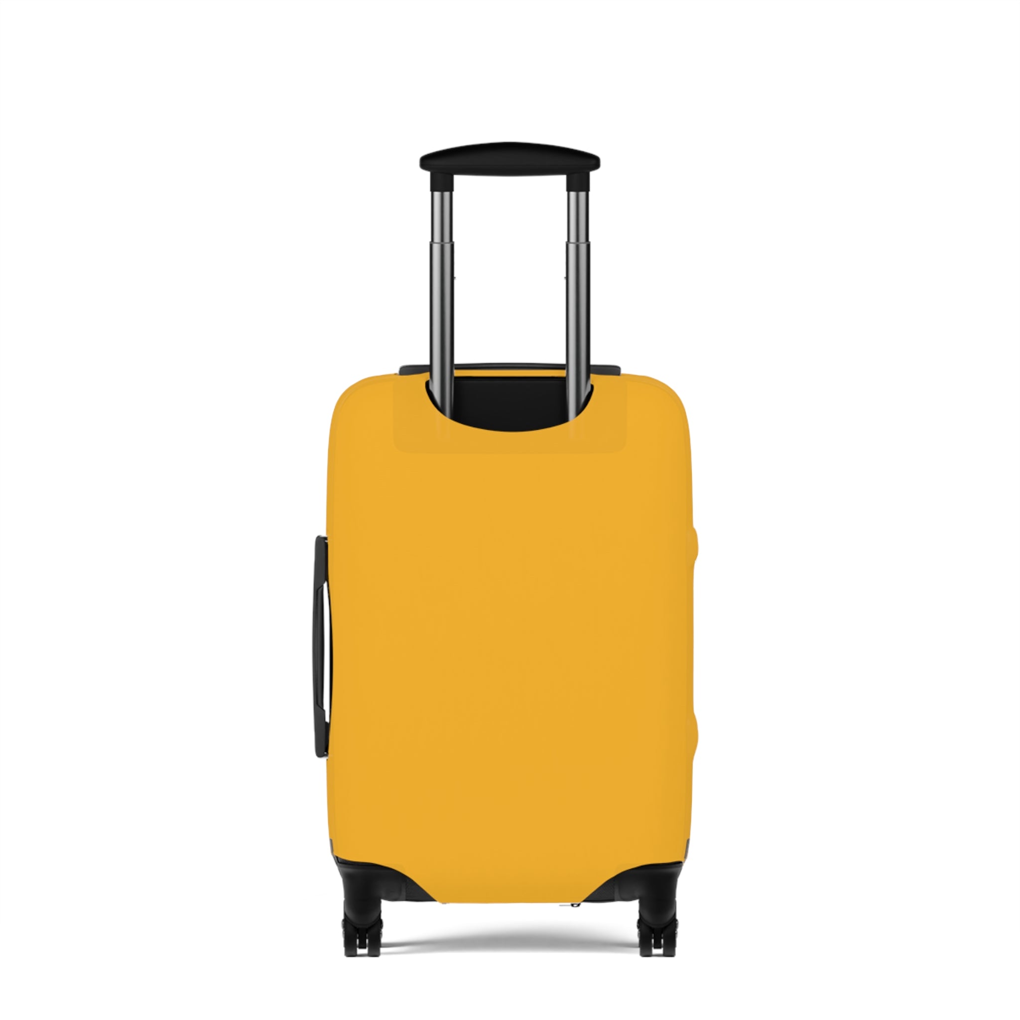 Work hard travel harder Luggage Cover (Yellow)