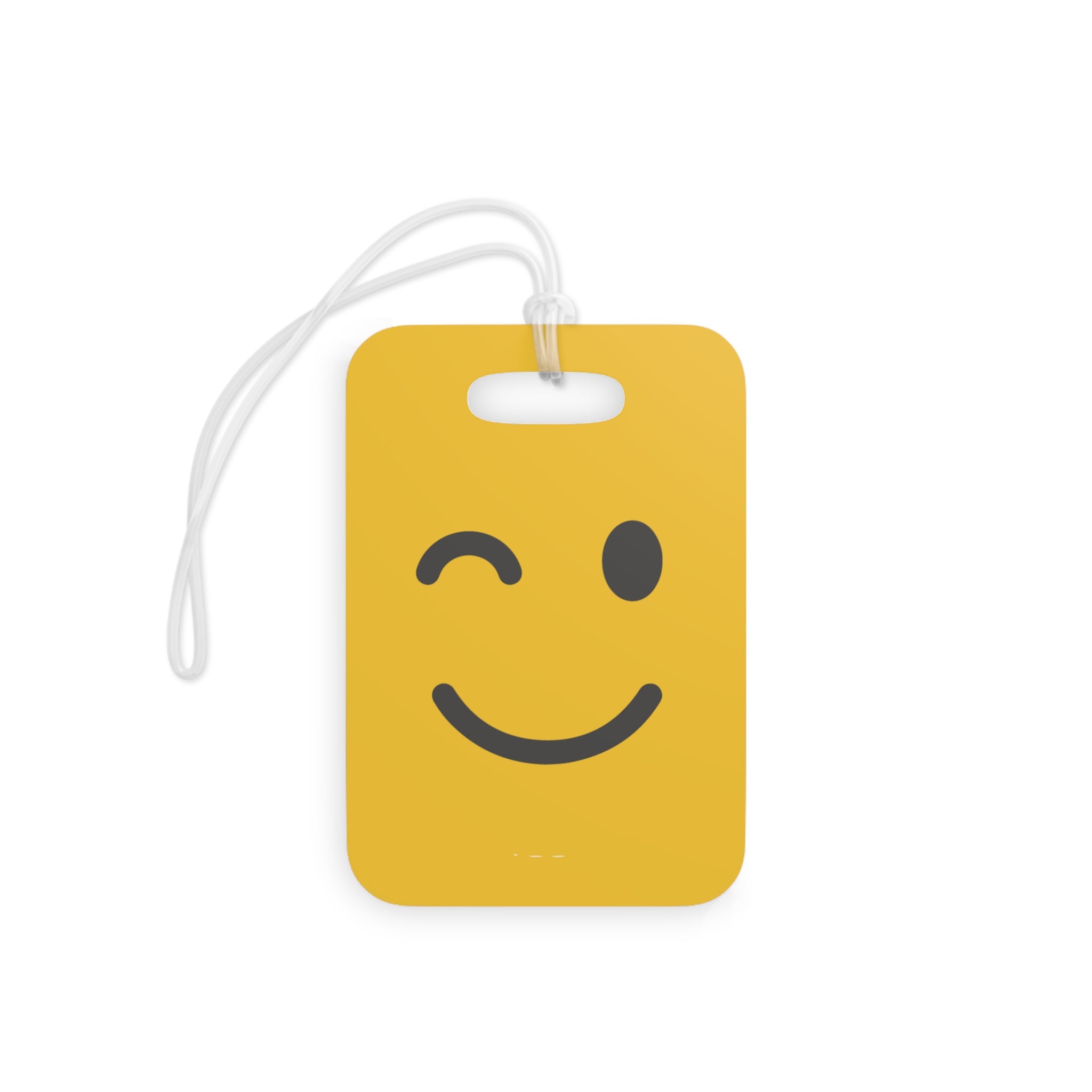 Wink Emoji Luggage Tag