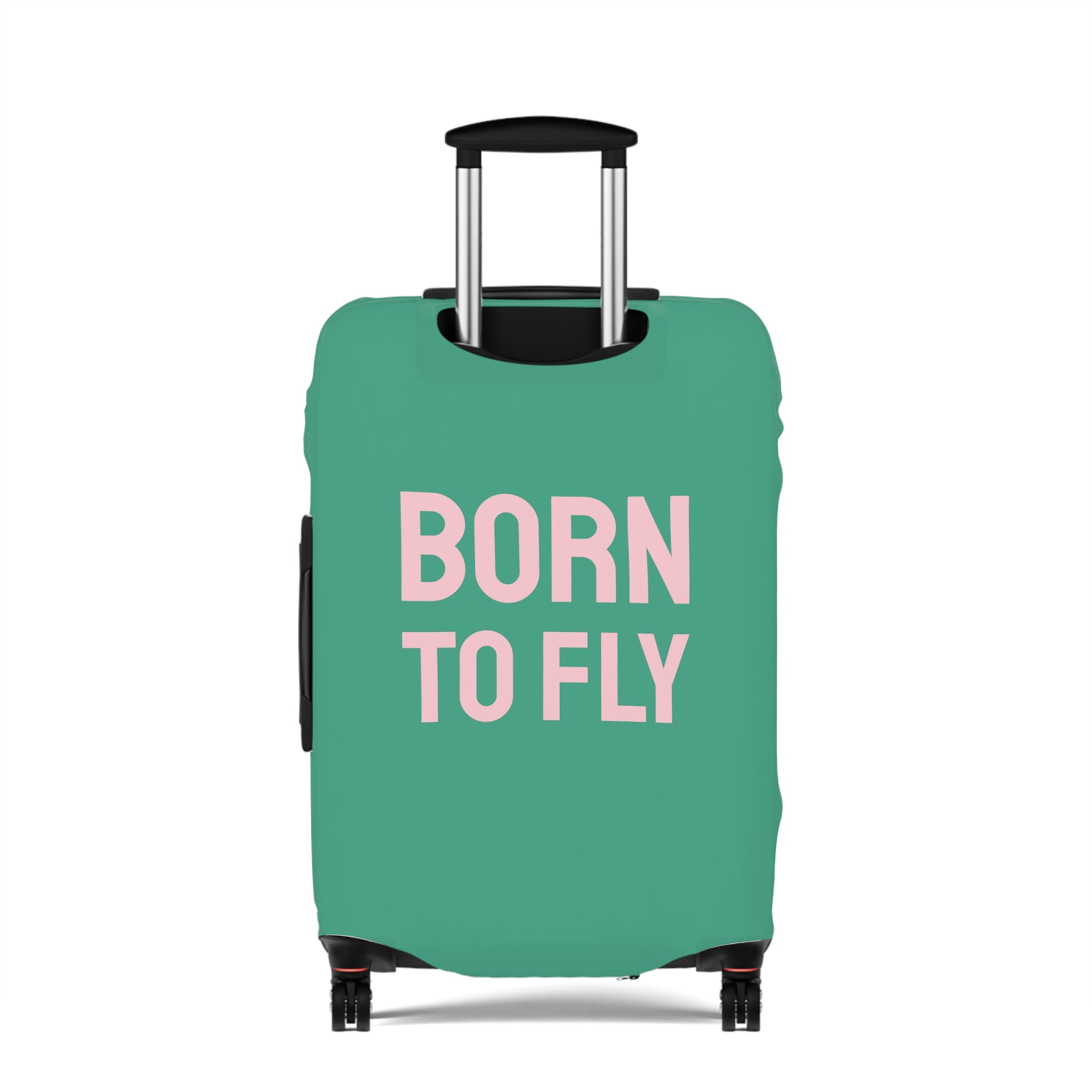 Born to fly Luggage Cover (Green)