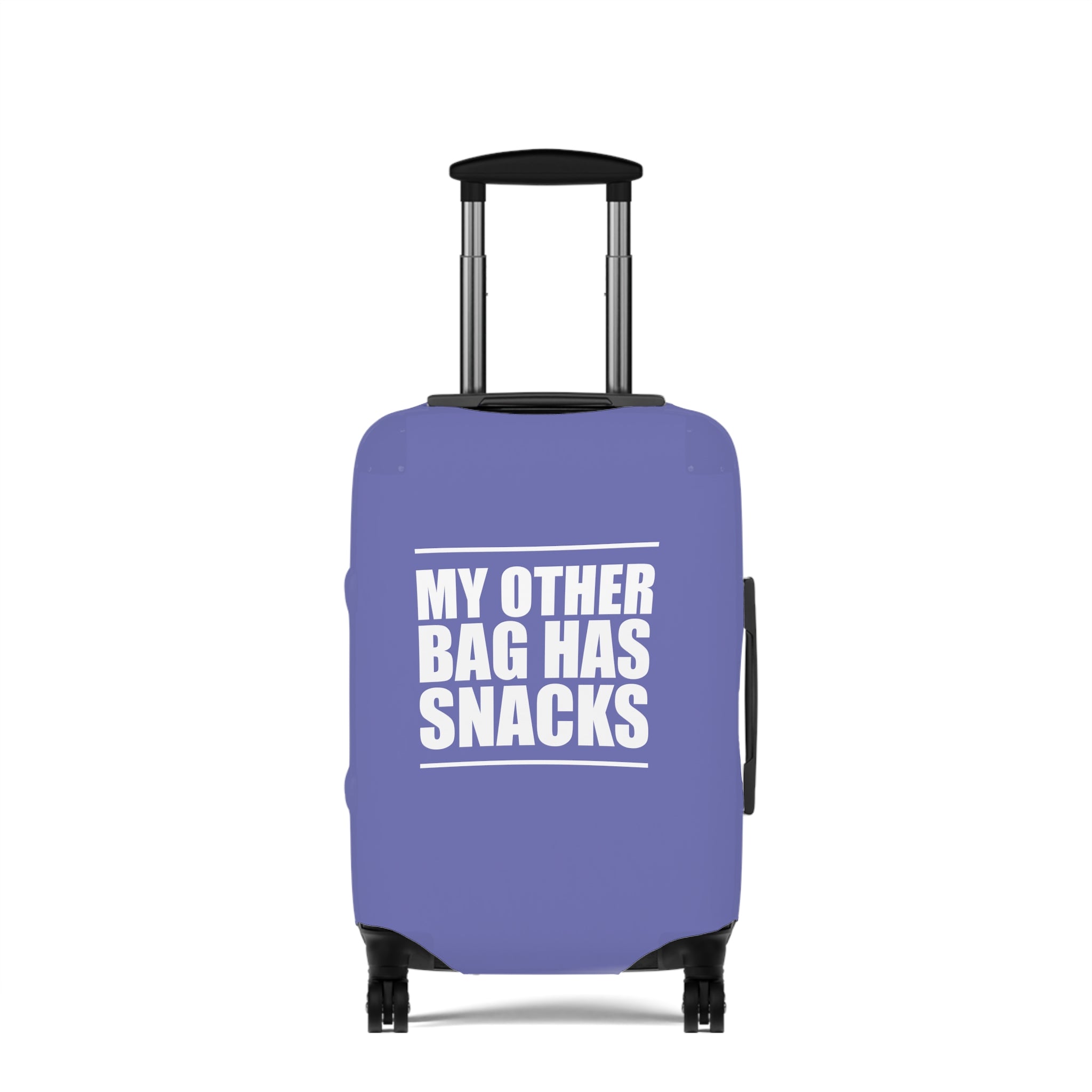 My other bag has snacks Luggage Cover (Purple)