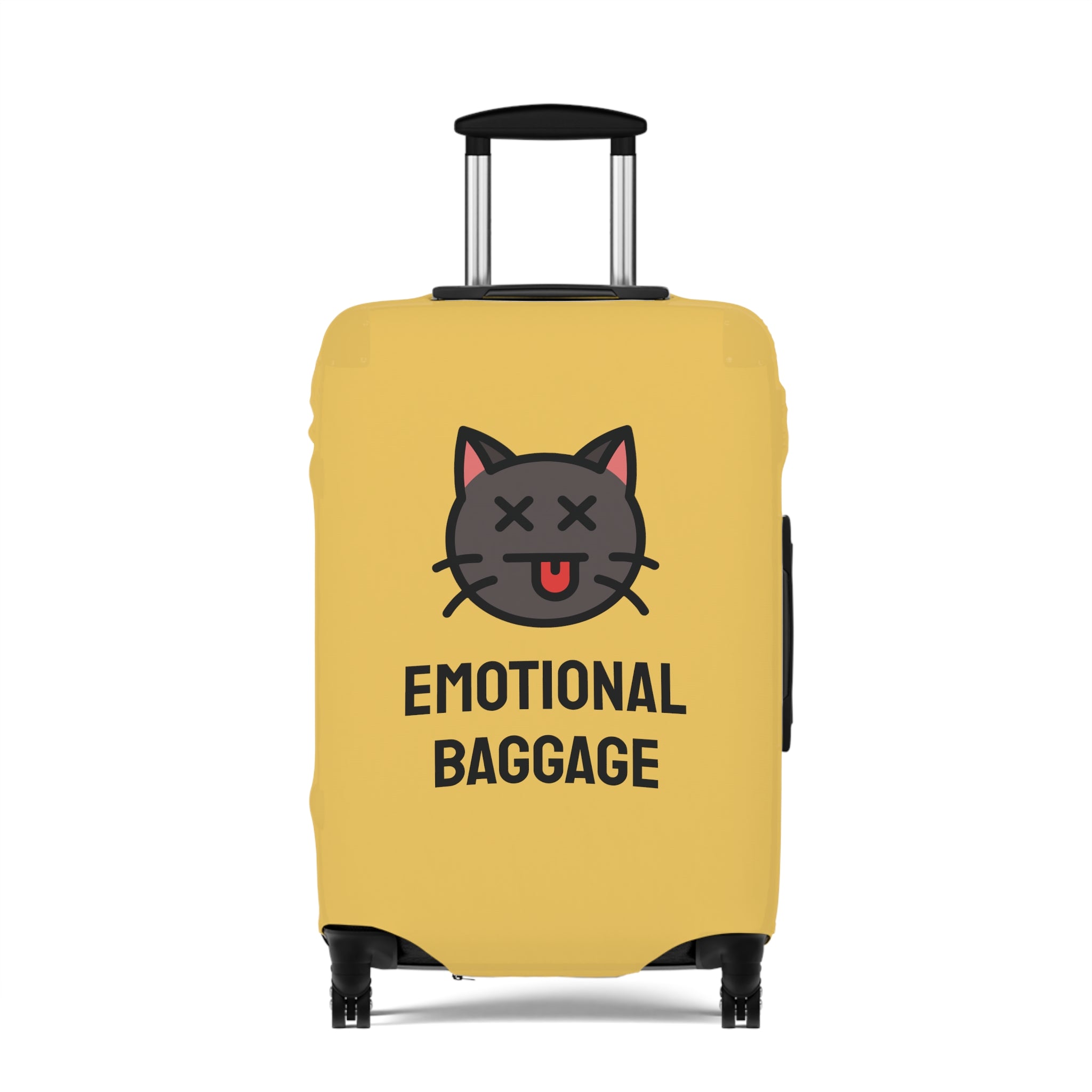 Emotional baggage Luggage Cover (Yellow)