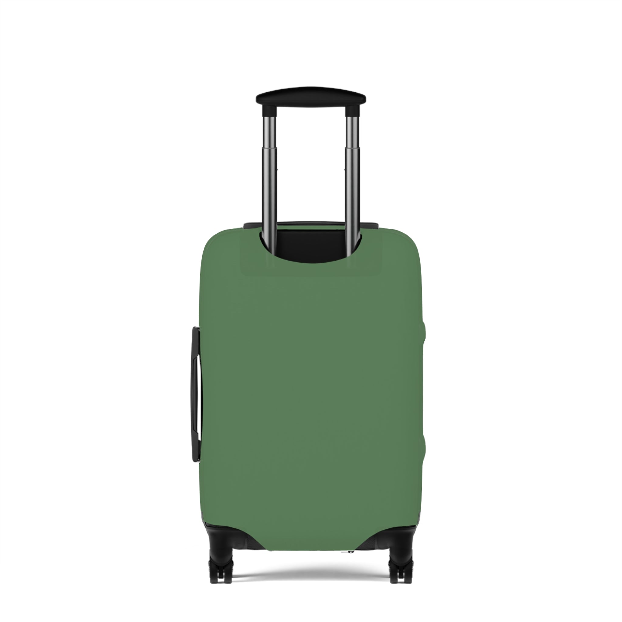 Work hard travel harder Luggage Cover (Green)