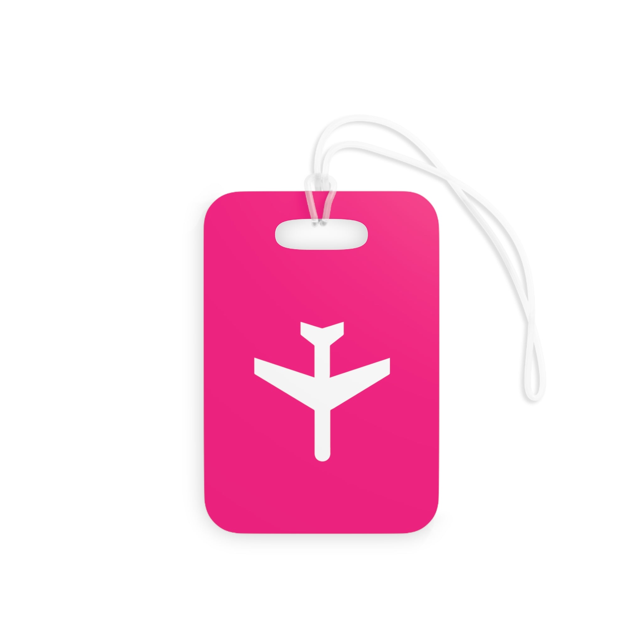 Airplane Luggage Tag (Pink)
