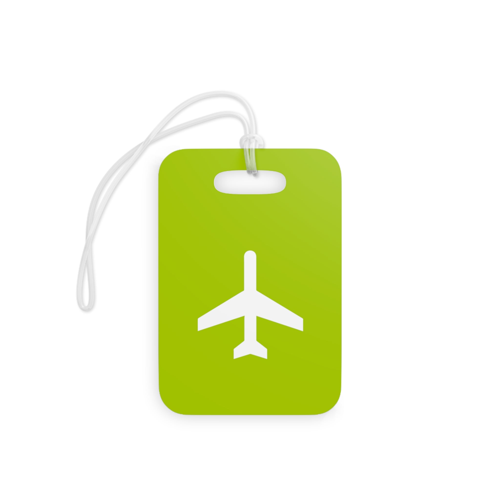 Airplane Luggage Tag (Green)