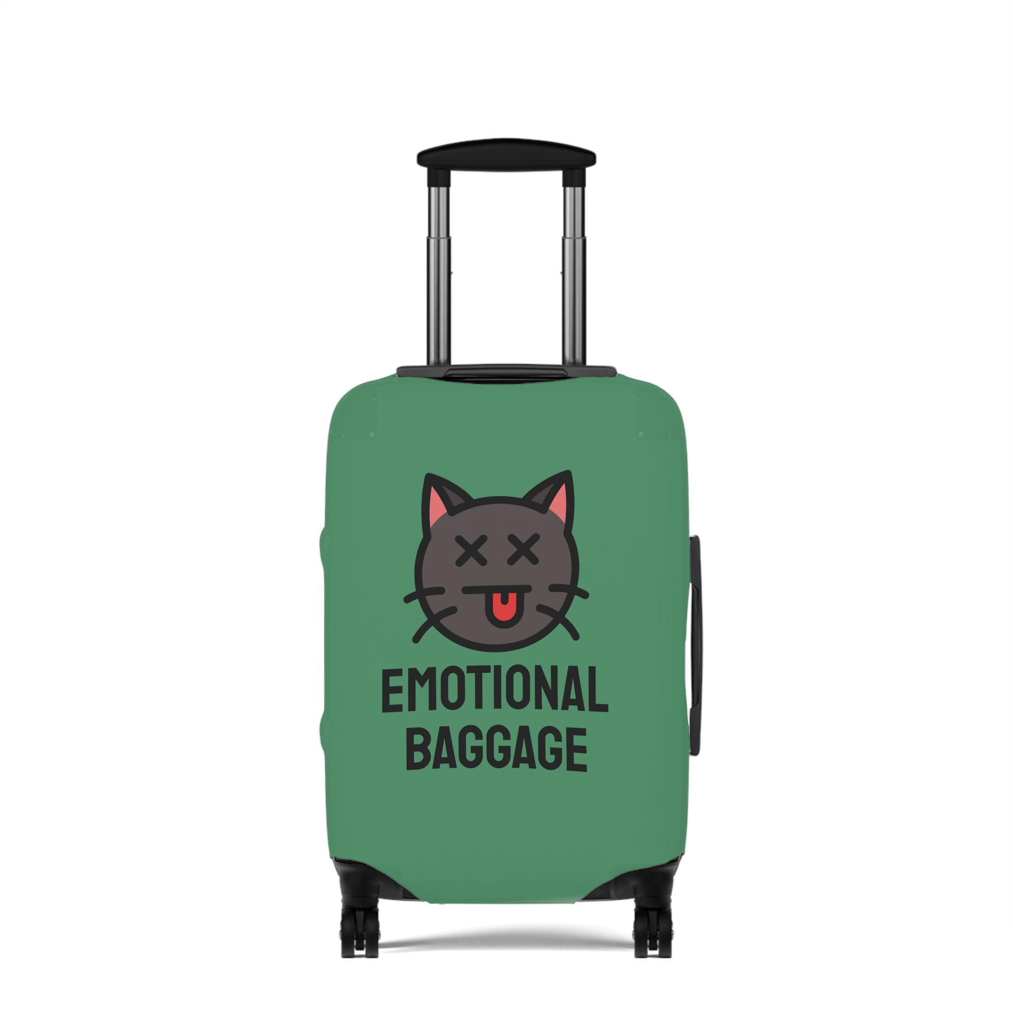 Emotional baggage Luggage Cover (Green)