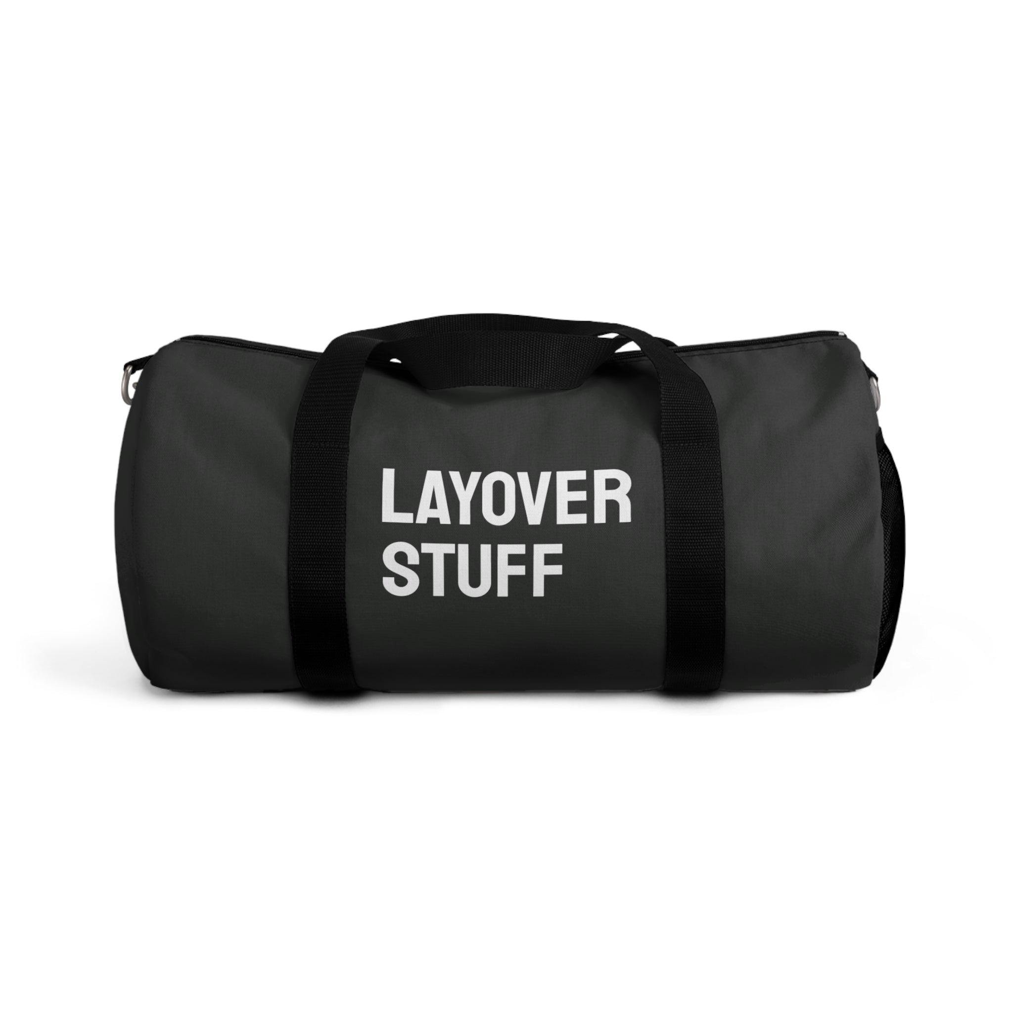 Layover stuff Duffle Bag (Black)