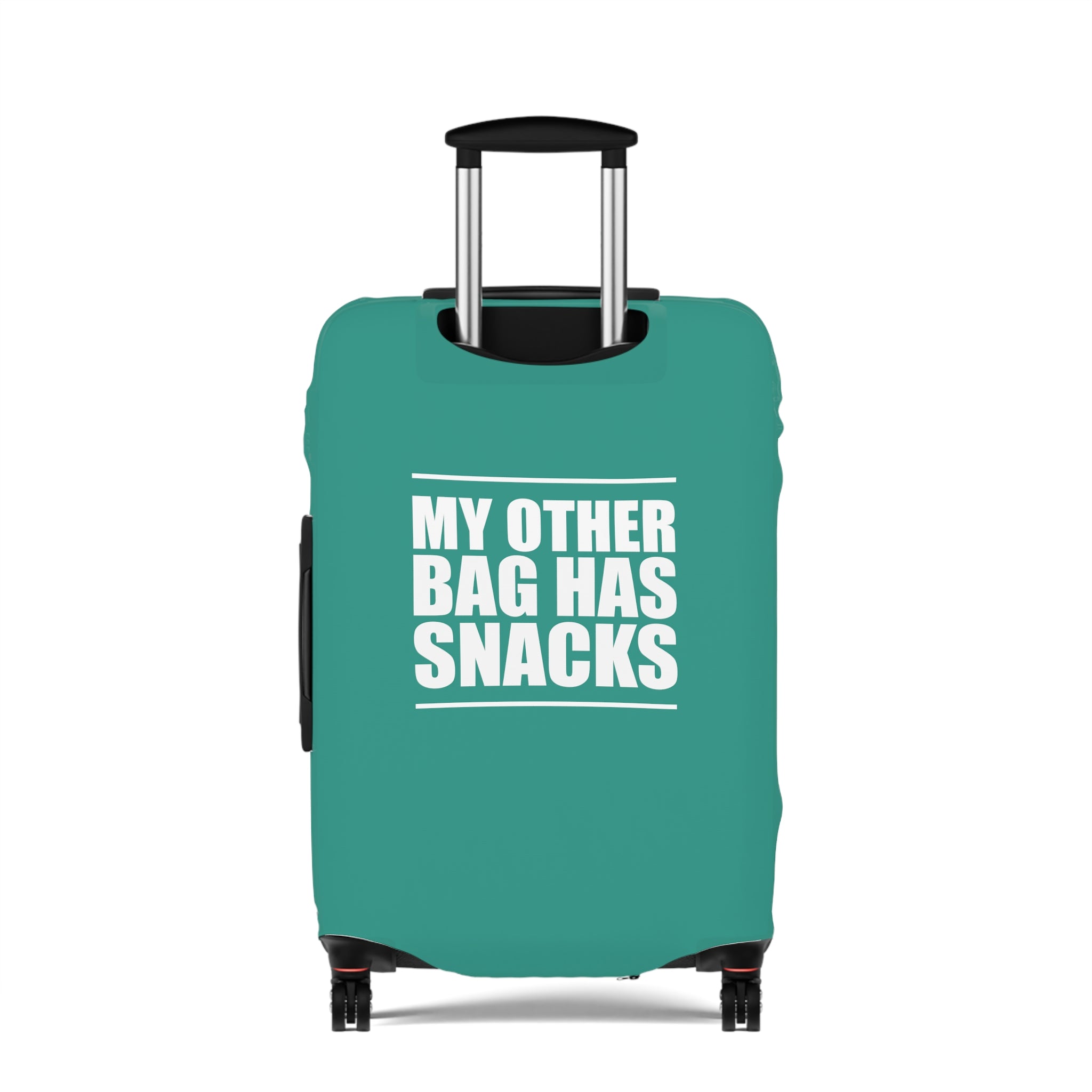 My other bag has snacks Luggage Cover (Green)