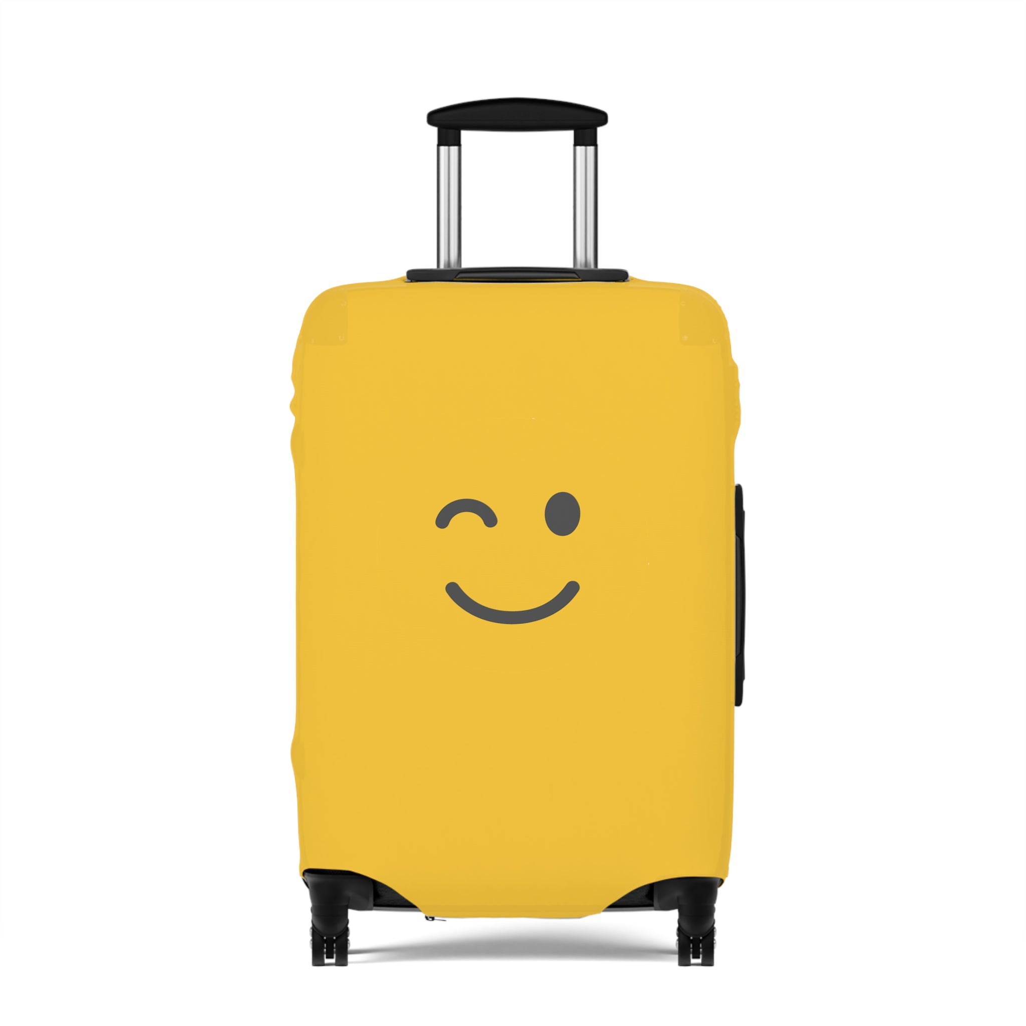 Wink Emoji Luggage Cover