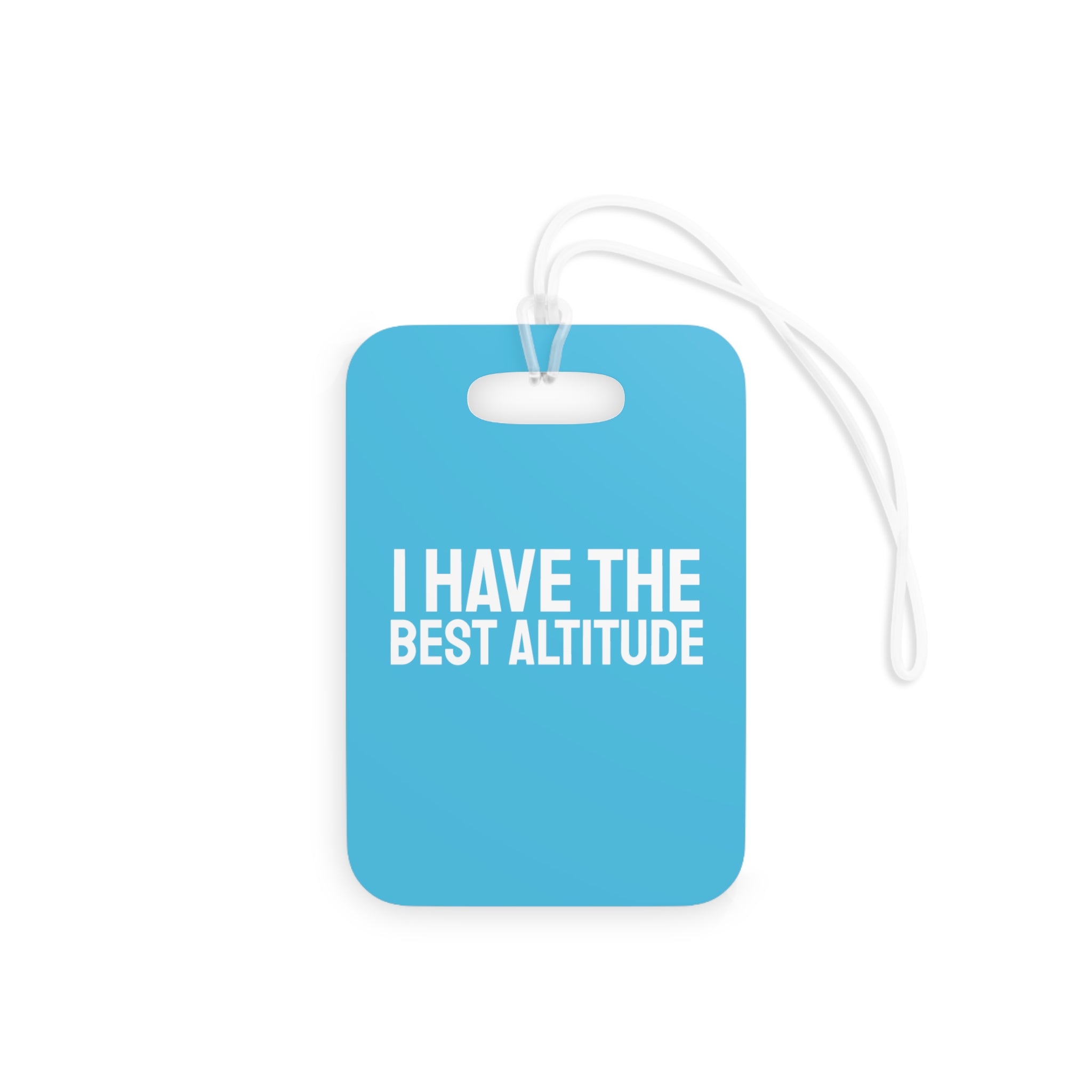 I have the best altitude Luggage Tag (Blue)