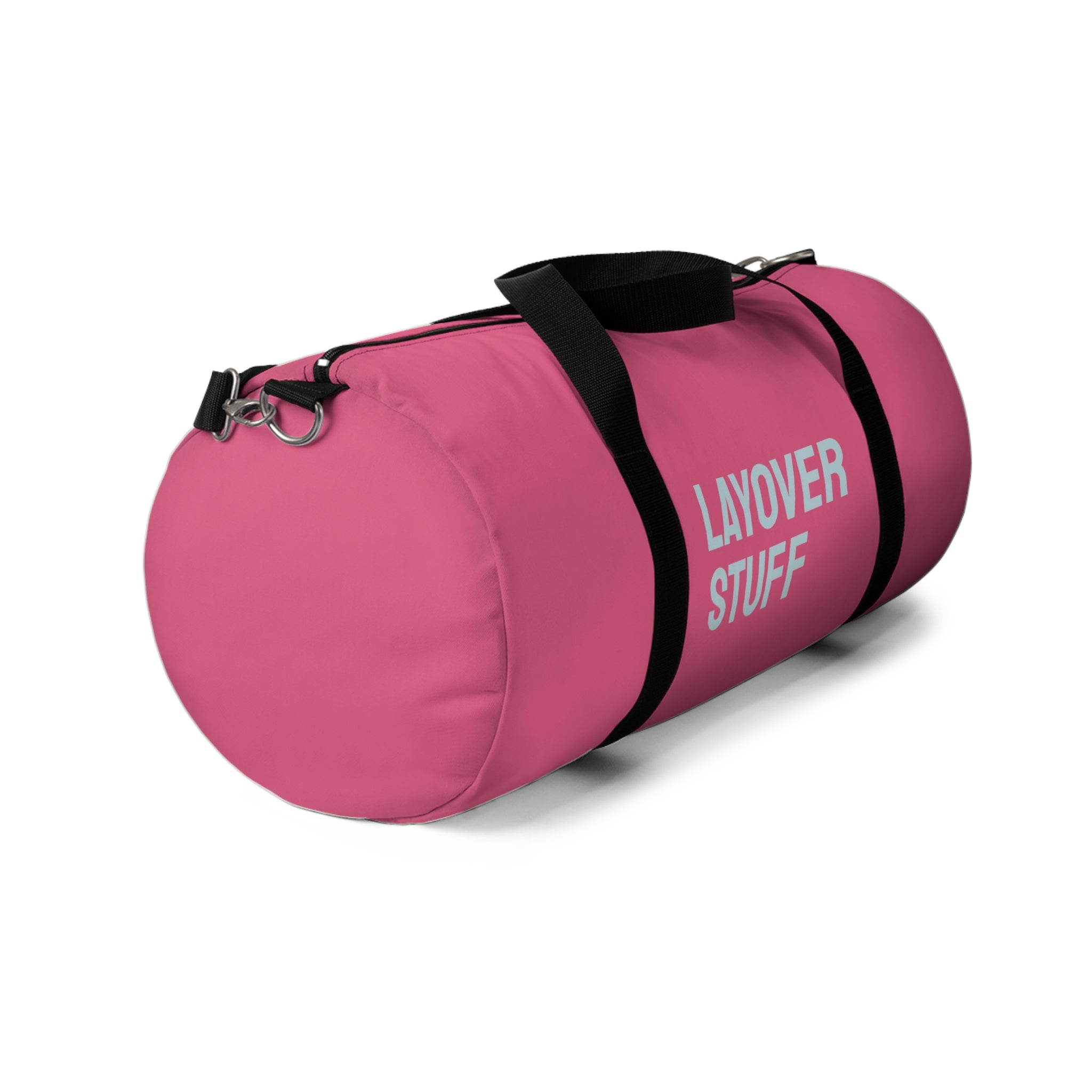 Layover stuff Duffle Bag (Pink)