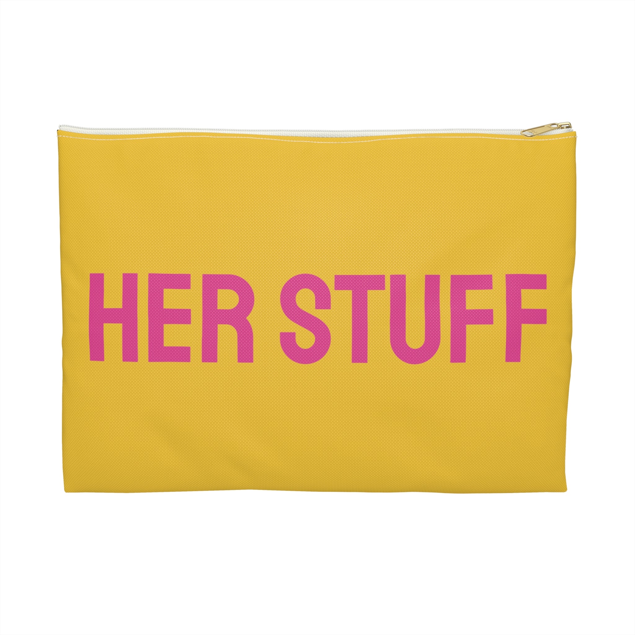 Her stuff Flat Pouch (Pink)