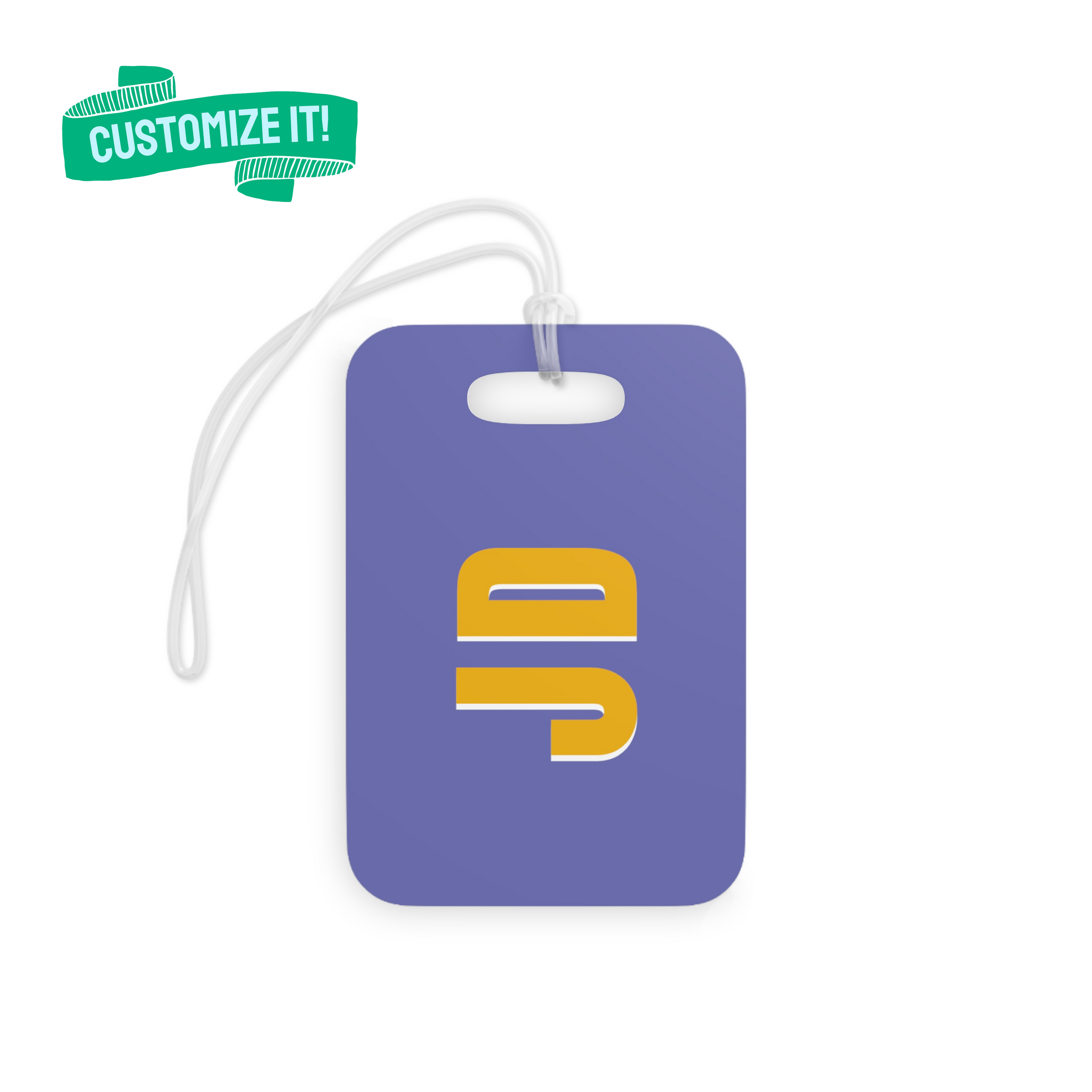 Customize initials Luggage Tag (Multi)